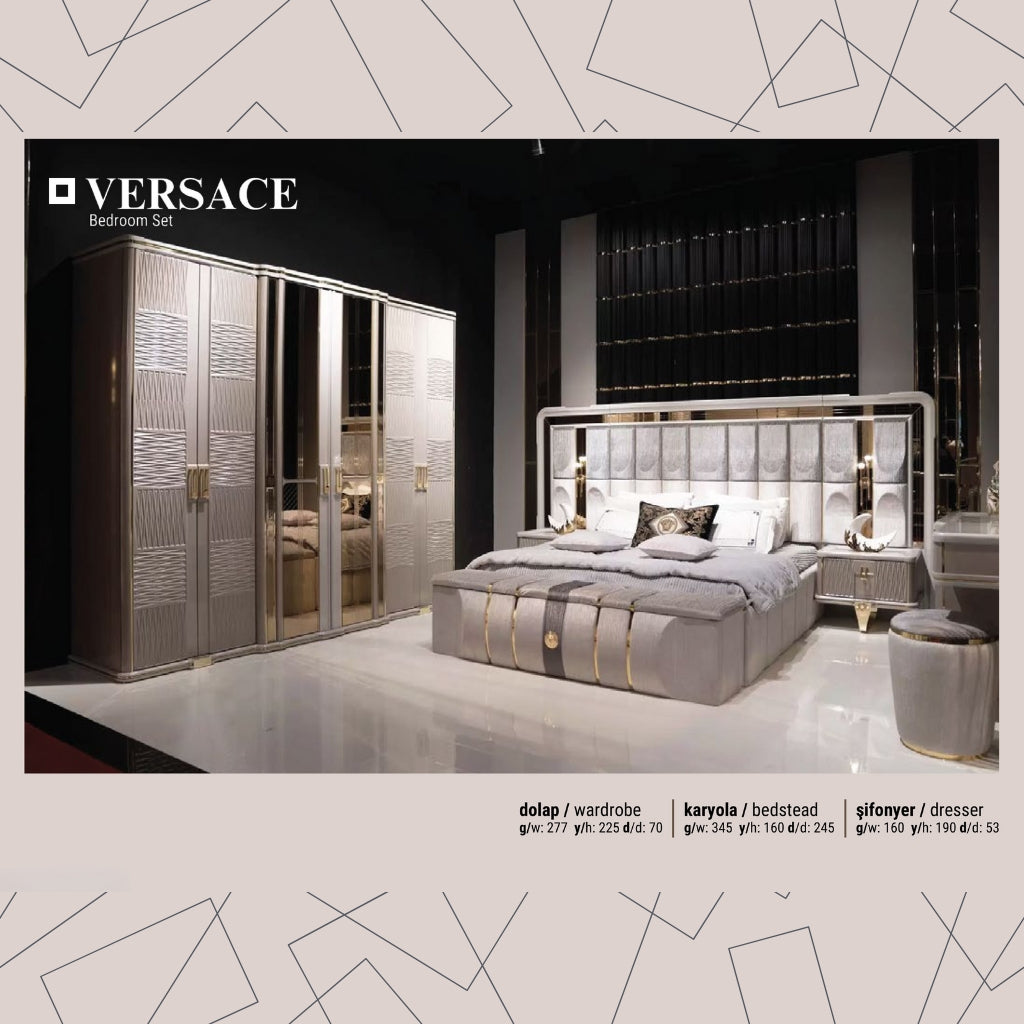Classey #DSL - Versace Yatak Odası Takımı