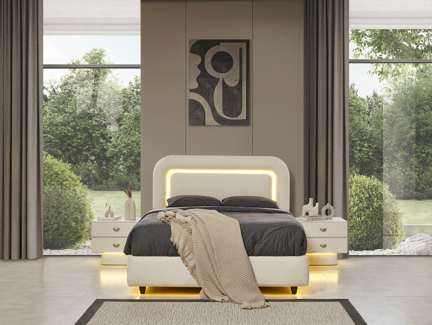 Classey Mobilya #HMST-KZ20 - Perla Yatak Odası