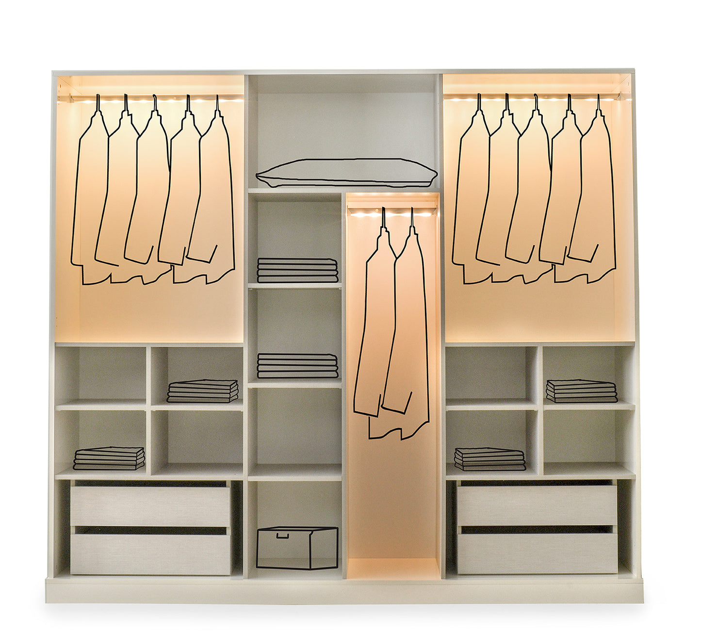 Classey Mobilya #HMST-AV02 - Napoli Yatak Odası