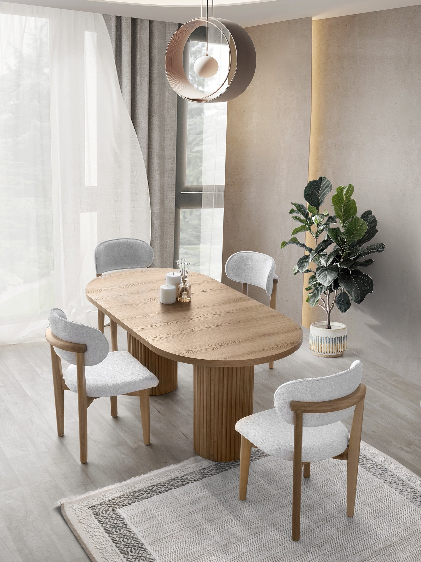 Classey Mobilya #HMST-AK16 - Seyhan Yemek Odası