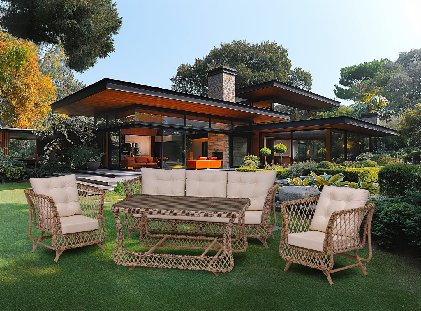 Classey Mobilya #GRS013 - Lale Bahçe takımı