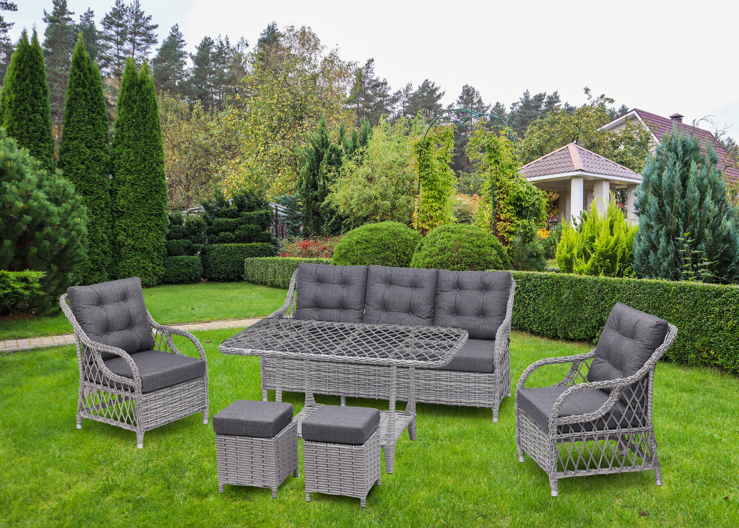 Classey Mobilya #GRS015 - Leyla Bahçe takımı