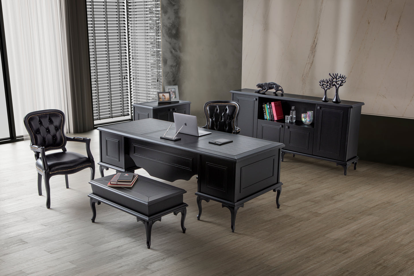 Classey Mobilya #DMN06 - Bego Black Büro Takımı