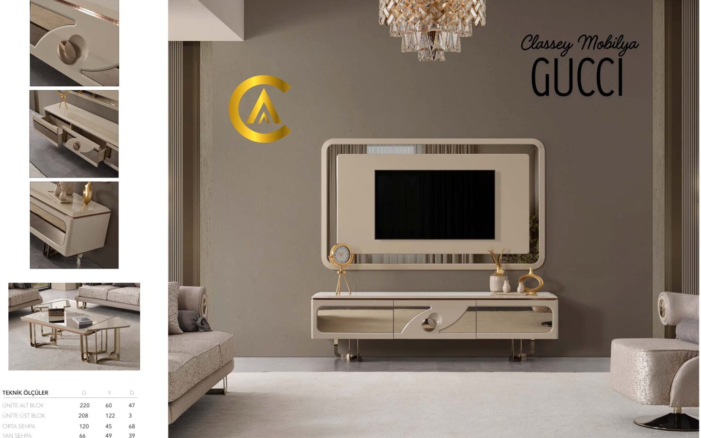 Classey #RVST25 - Gucci TV Ünitesi