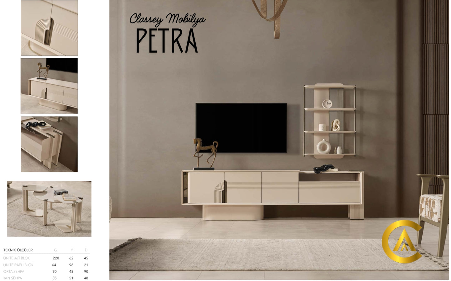 Classey #RVST25 - PETRA Tv Ünitesi