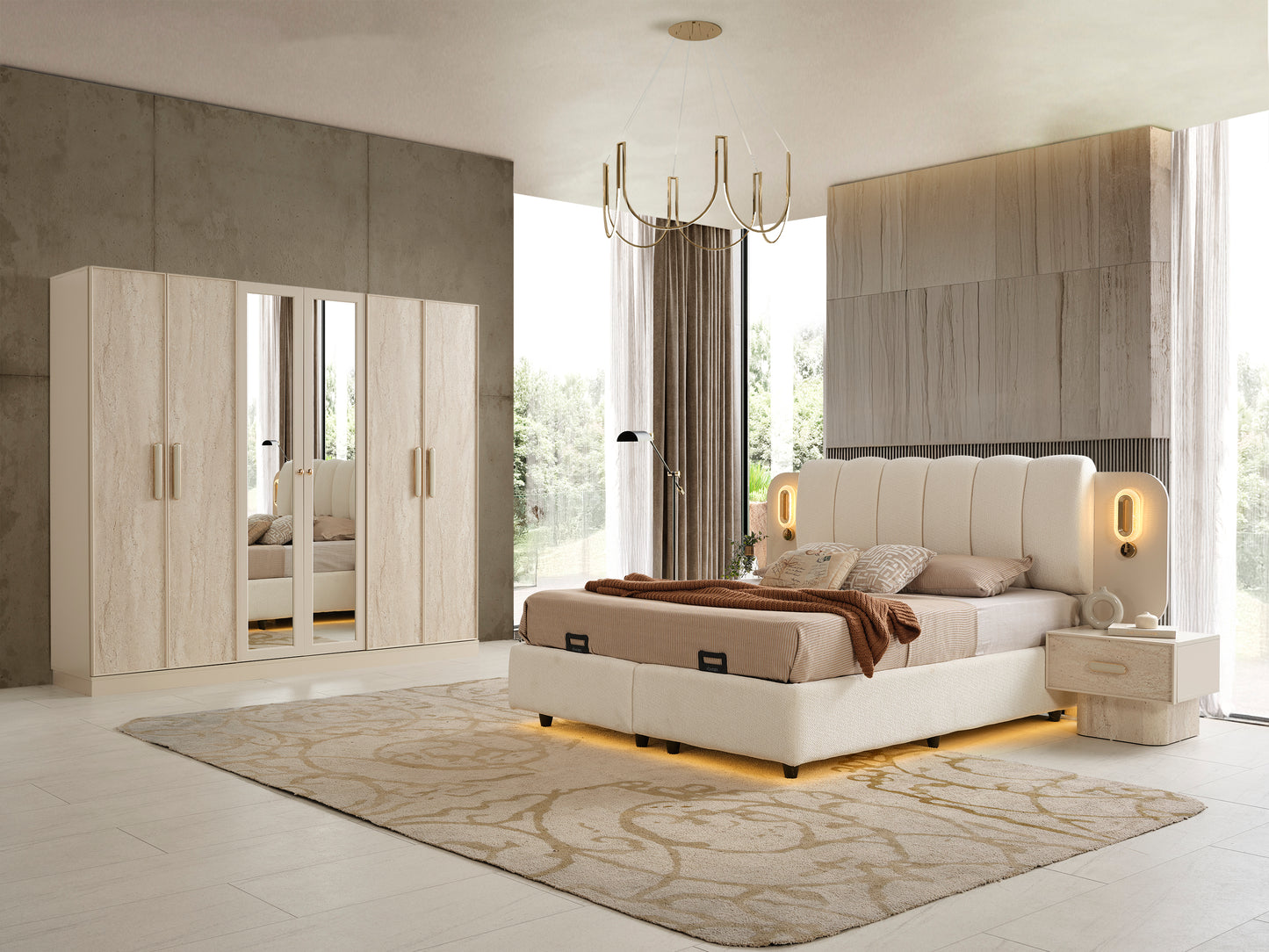 Classey Mobilya #HMST-YT01 - Adalar Yatak Odası