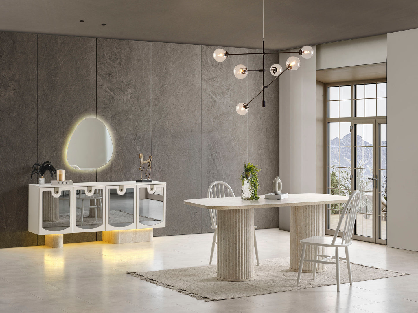 Classey Mobilya #HMST-KZ25 - Allure Yemek Odası