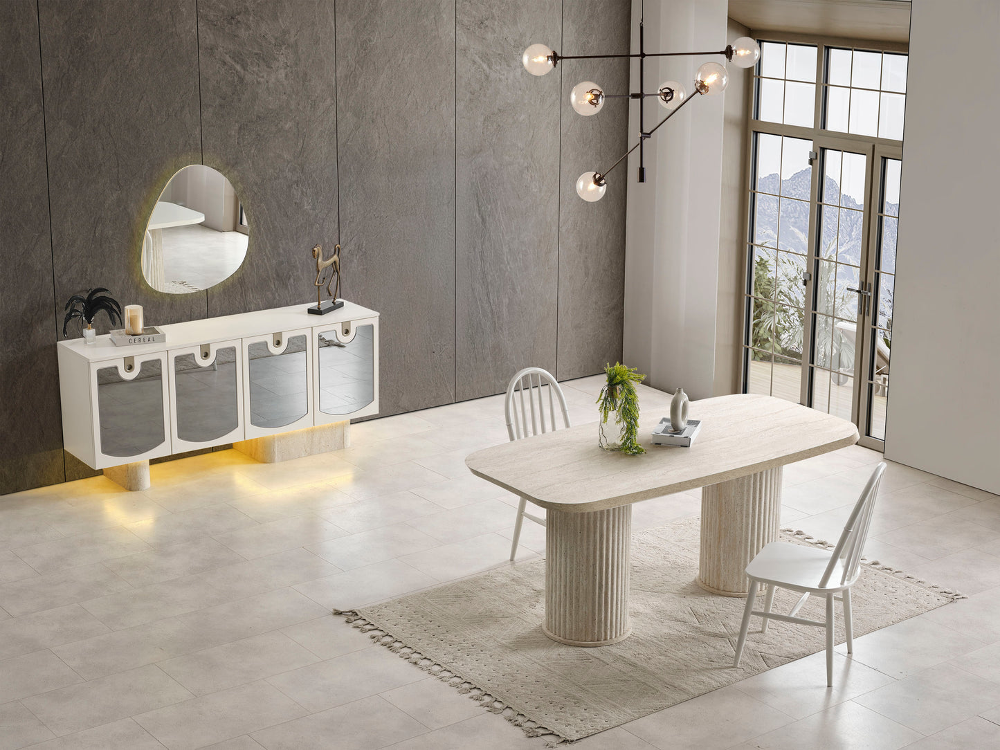 Classey Mobilya #HMST-KZ25 - Allure Yemek Odası