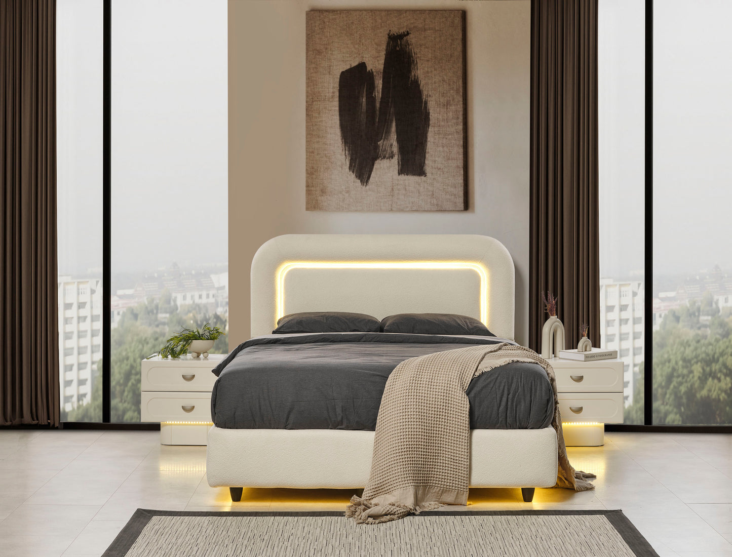 Classey Mobilya #HMST-KZ01 - Aura Yatak Odası