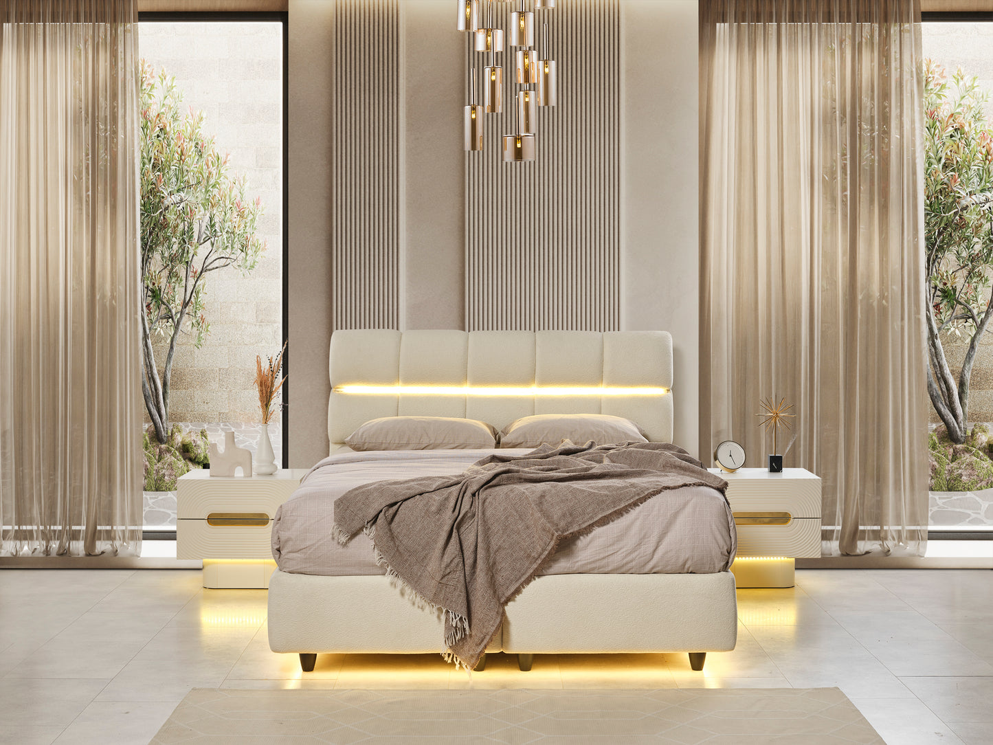 Classey Mobilya #HMST-KZ02 - Basel Yatak Odası