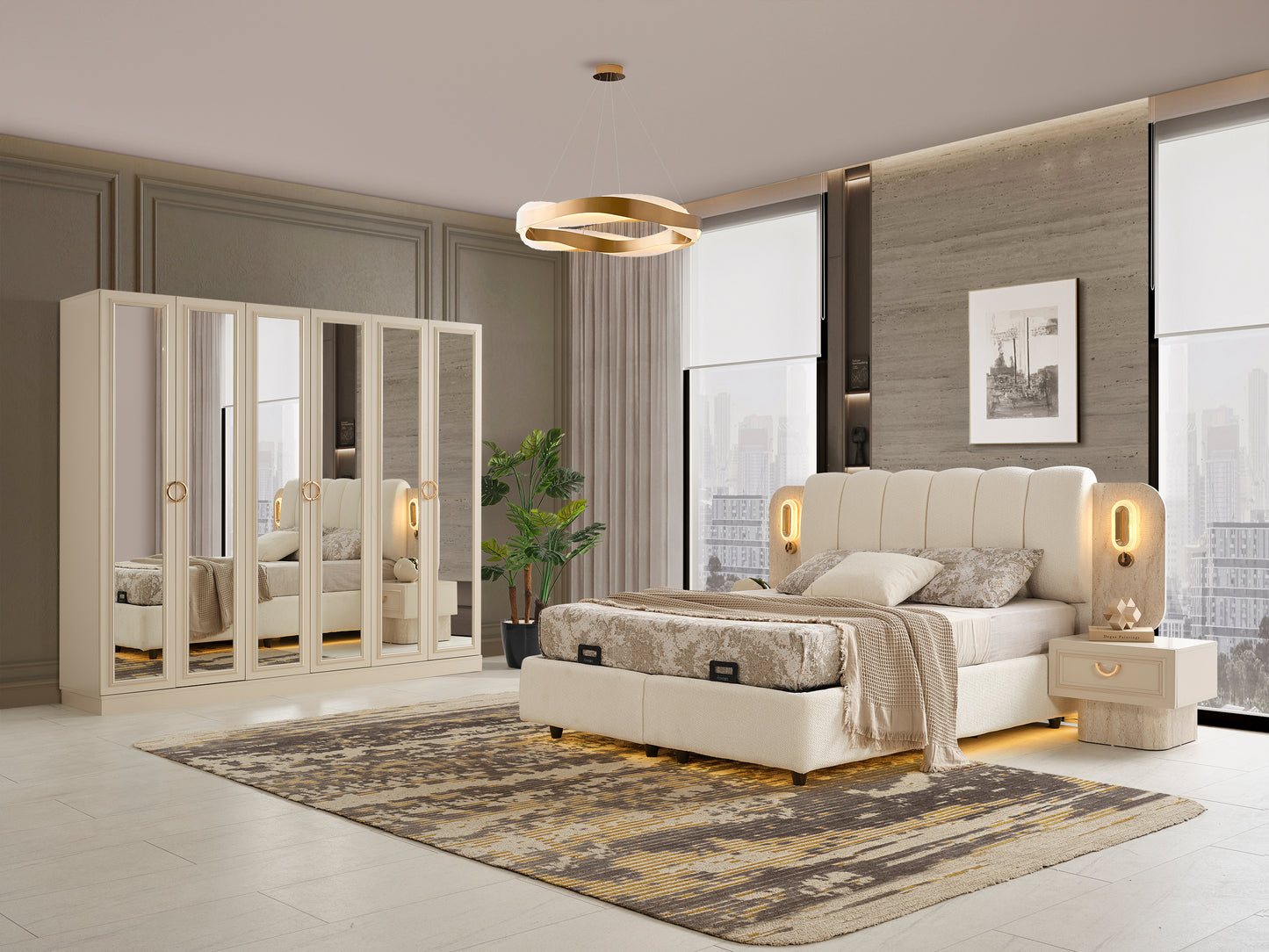 Classey Mobilya #HMST-YT02 - Burgaz Yatak Odası