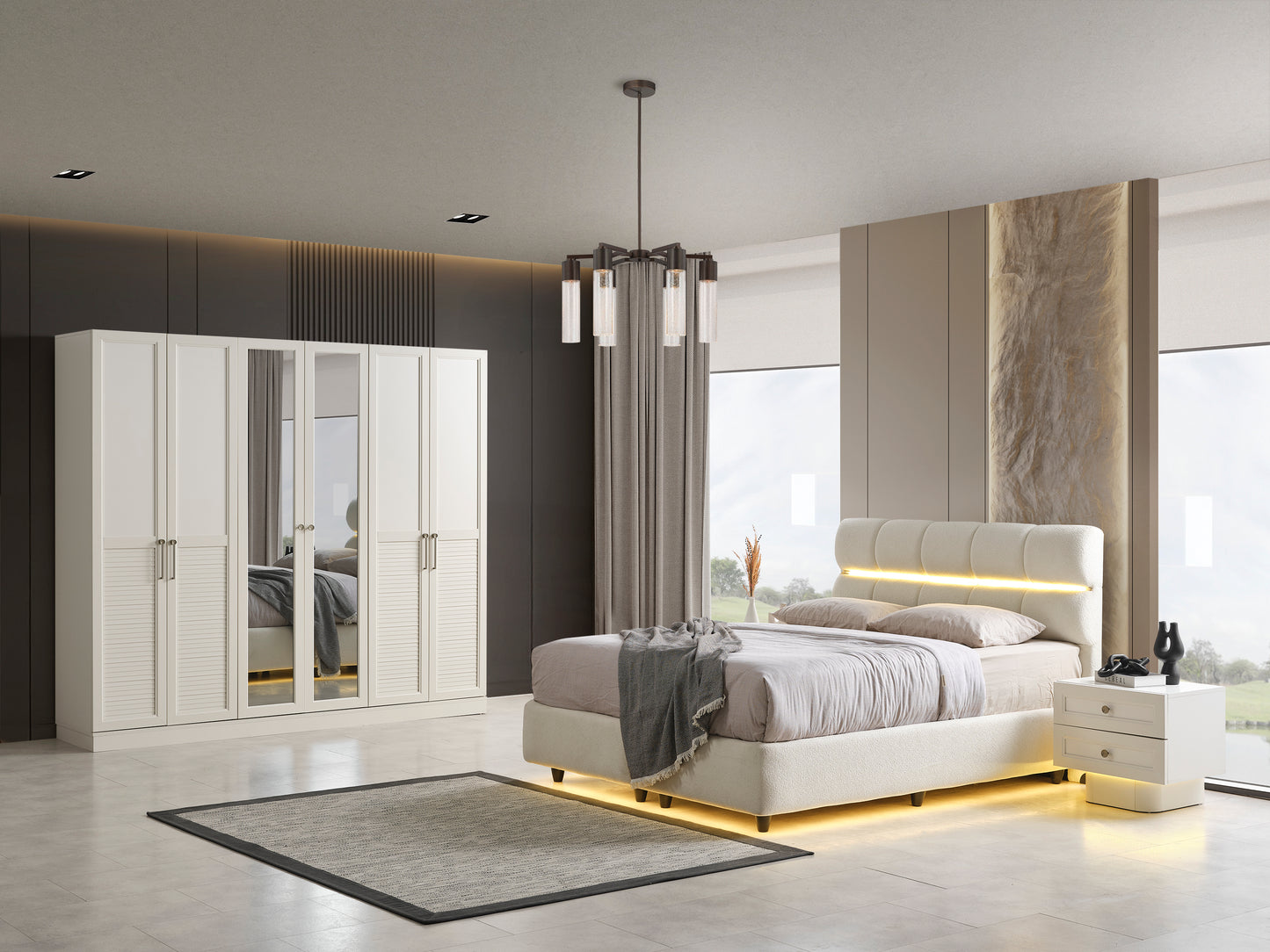 Classey Mobilya #HMST-KZ05 - Elabor Yatak Odası