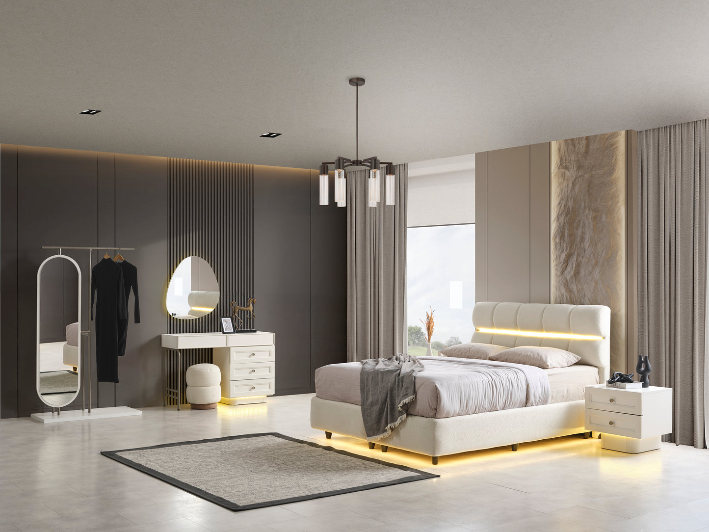 Classey Mobilya #HMST-KZ05 - Elabor Yatak Odası