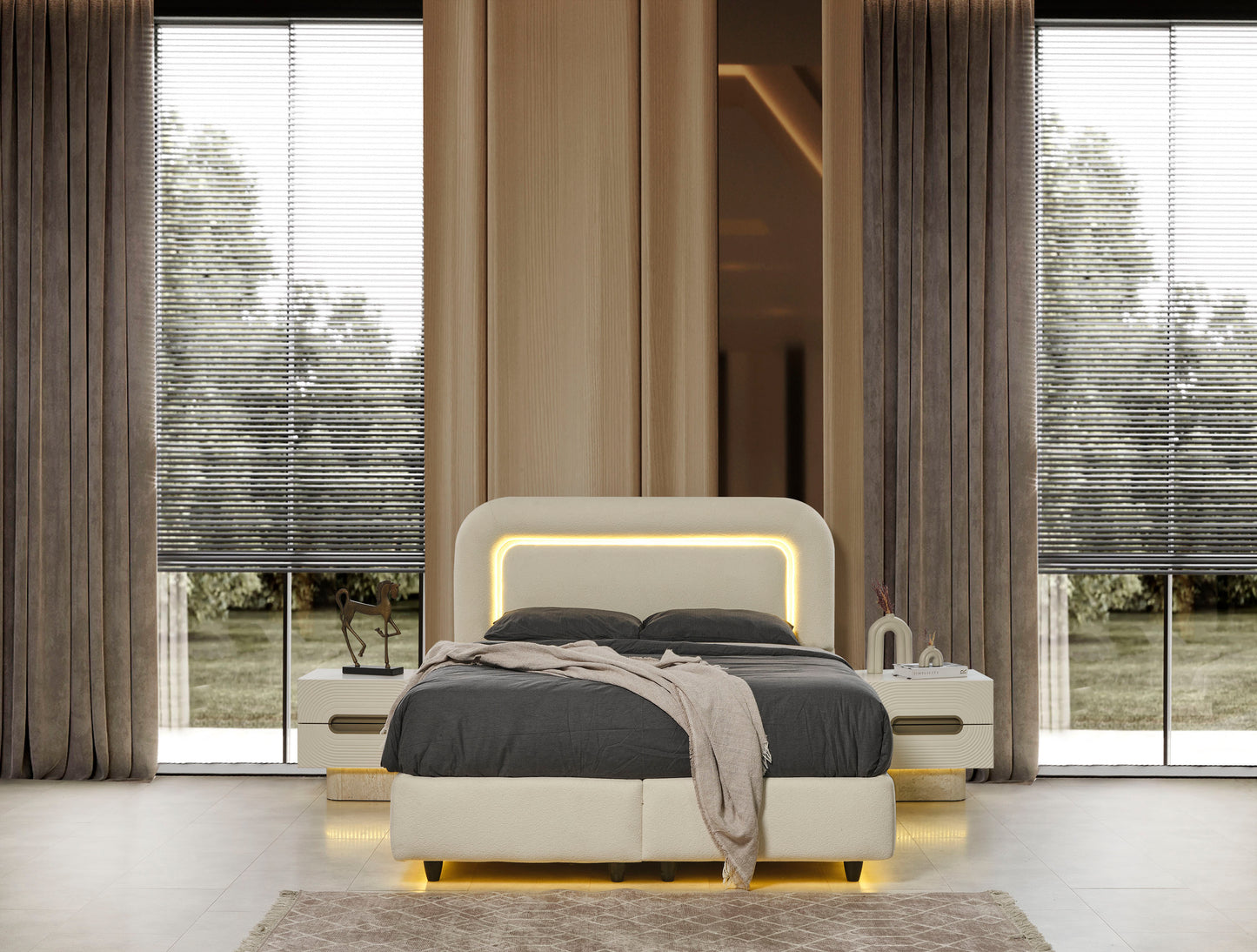 Classey Mobilya #HMST-KZ06 - Elegante Yatak Odası