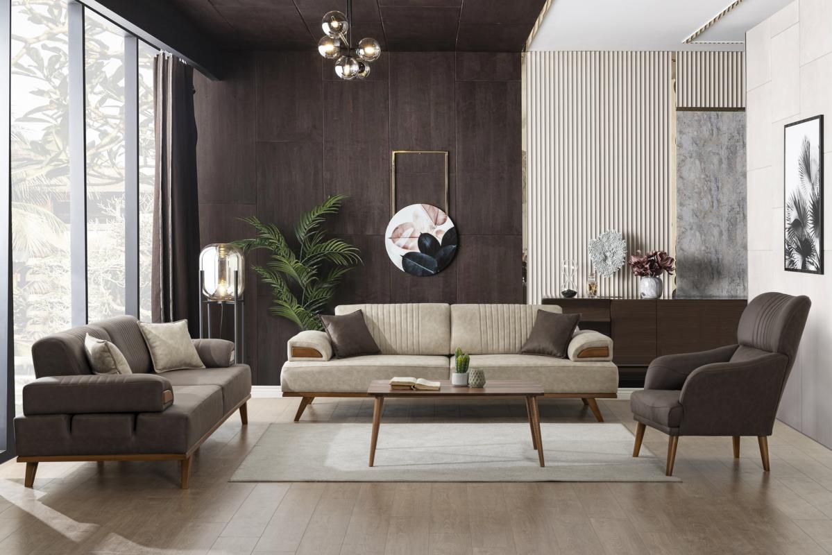 Classey Mobilya #BYKL02 - Gold Koltuk Takımı