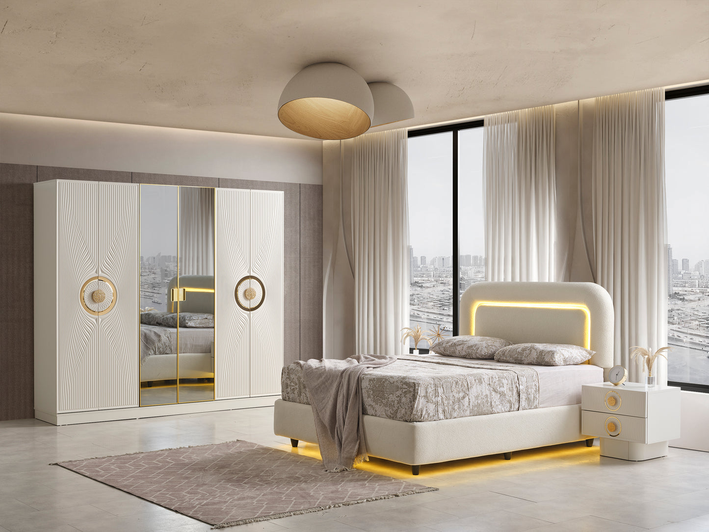 Classey Mobilya #HMST-KZ07 - Gusta Yatak Odası