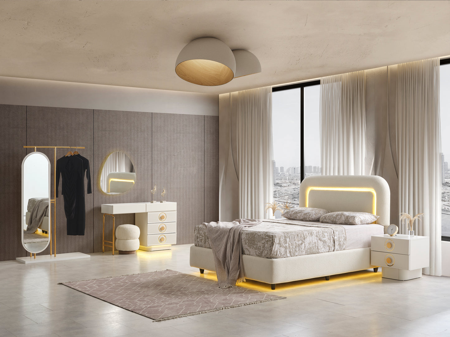 Classey Mobilya #HMST-KZ07 - Gusta Yatak Odası