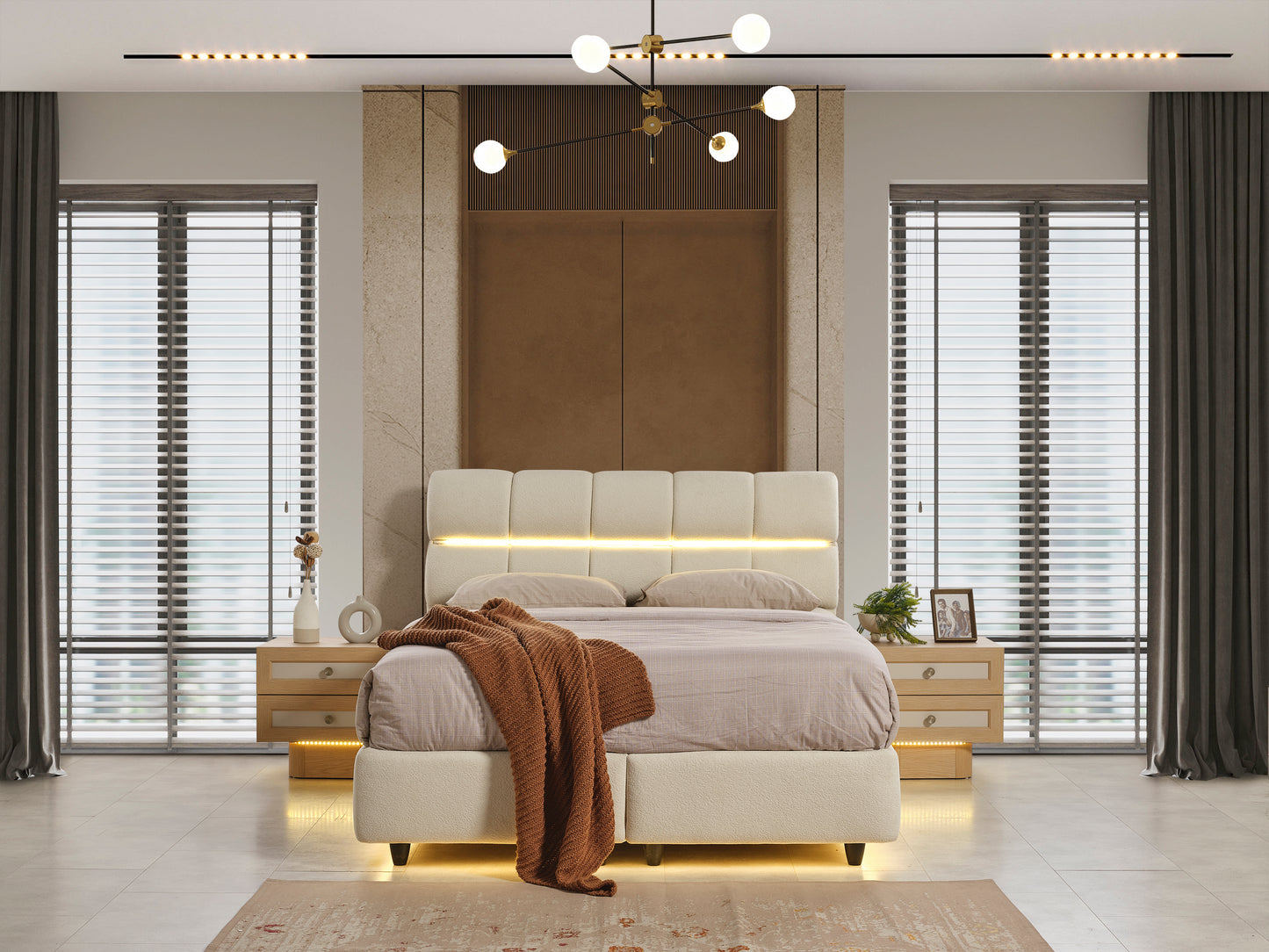 Classey Mobilya #HMST-KZ08 - Helis Yatak Odası