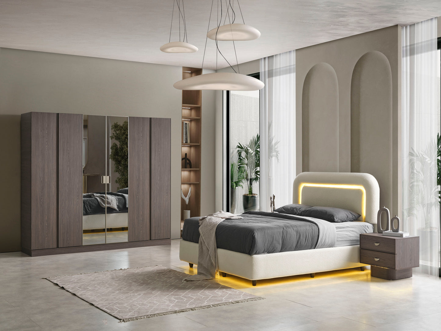 Classey Mobilya #HMST-KZ09 - Hermes Yatak Odası