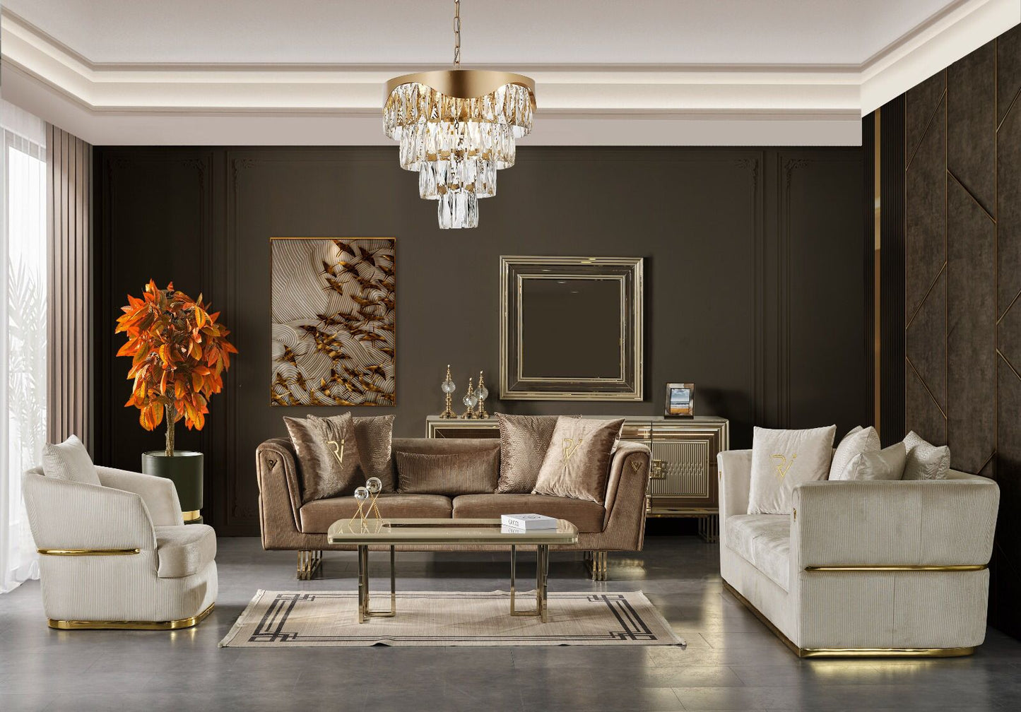 Classey Mobilya #RVST01 - Aspendos Koltuk Takımı