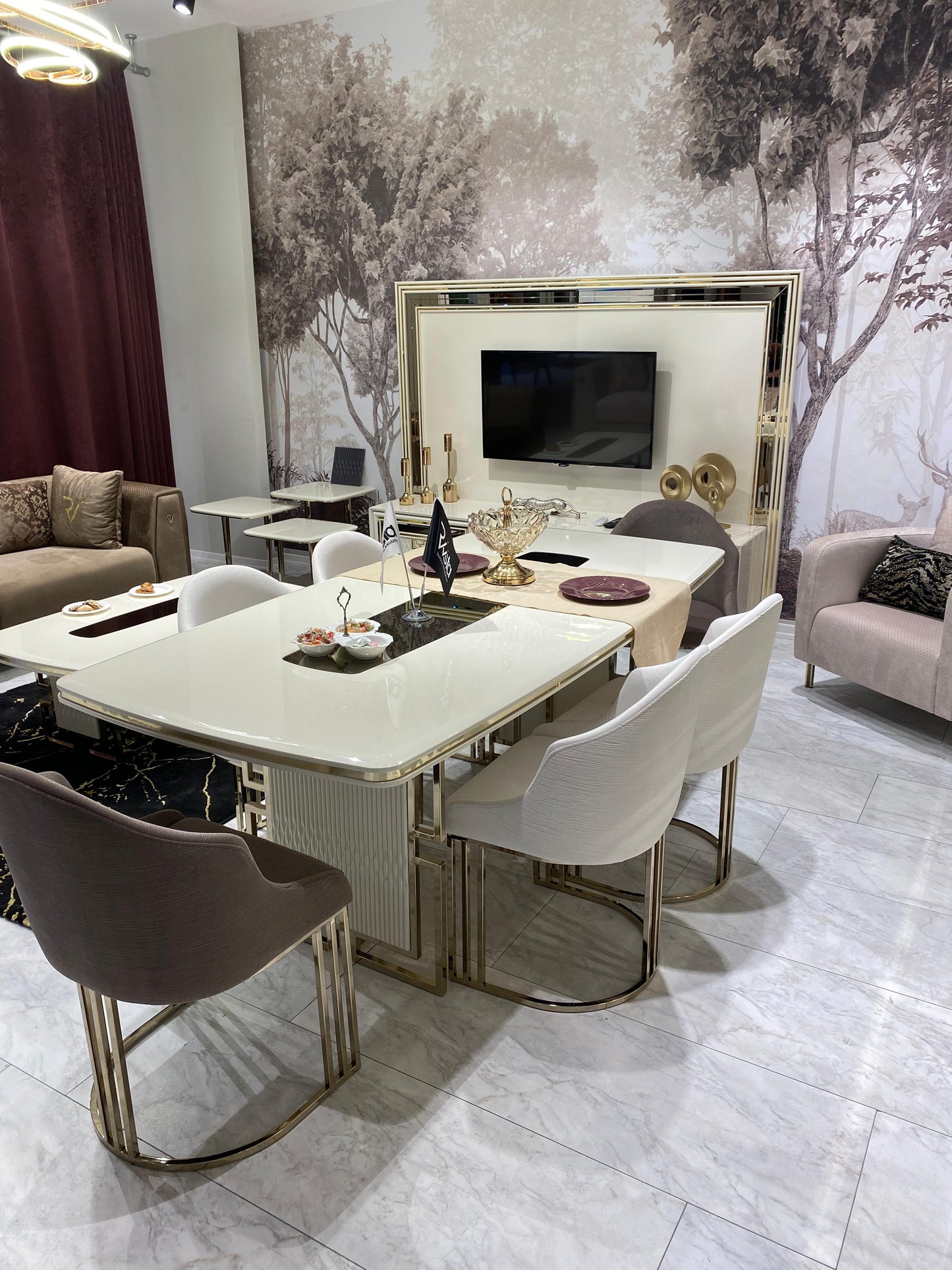 Classey Mobilya #RVST09 - Milano Yemek Odası Takımı