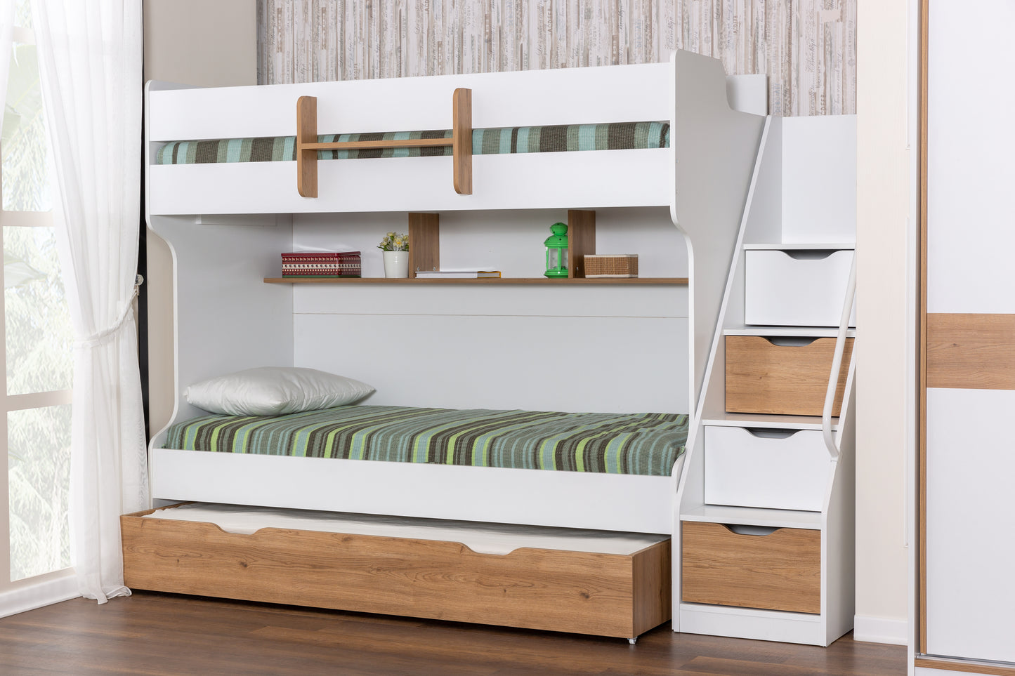 Classey Mobilya #GNCX12 - Plato Bunk Bed Genç Odası