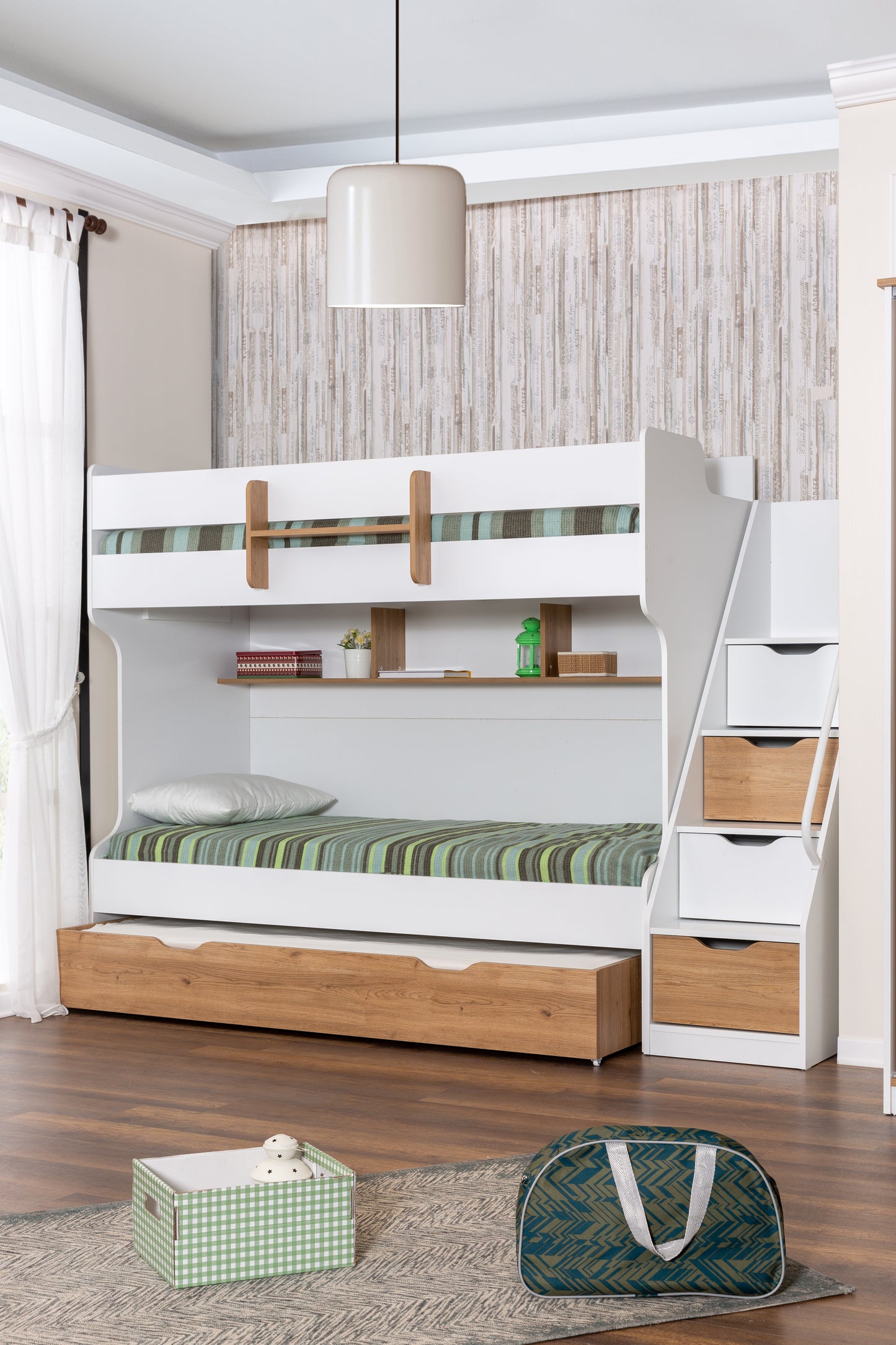 Classey Mobilya #GNCX12 - Plato Bunk Bed Genç Odası