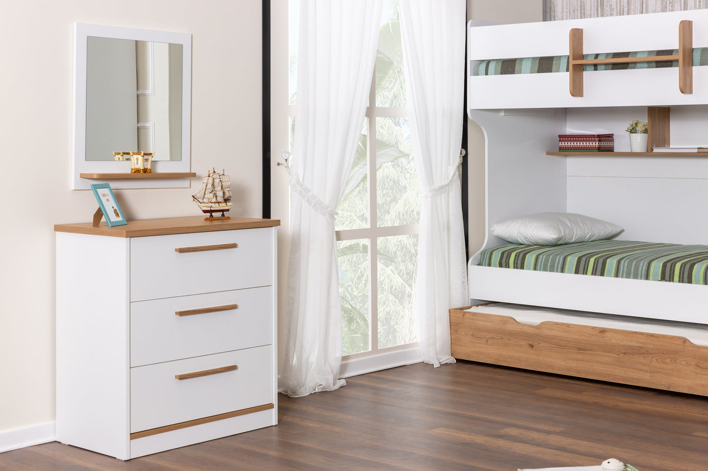Classey Mobilya #GNCX12 - Plato Bunk Bed Genç Odası