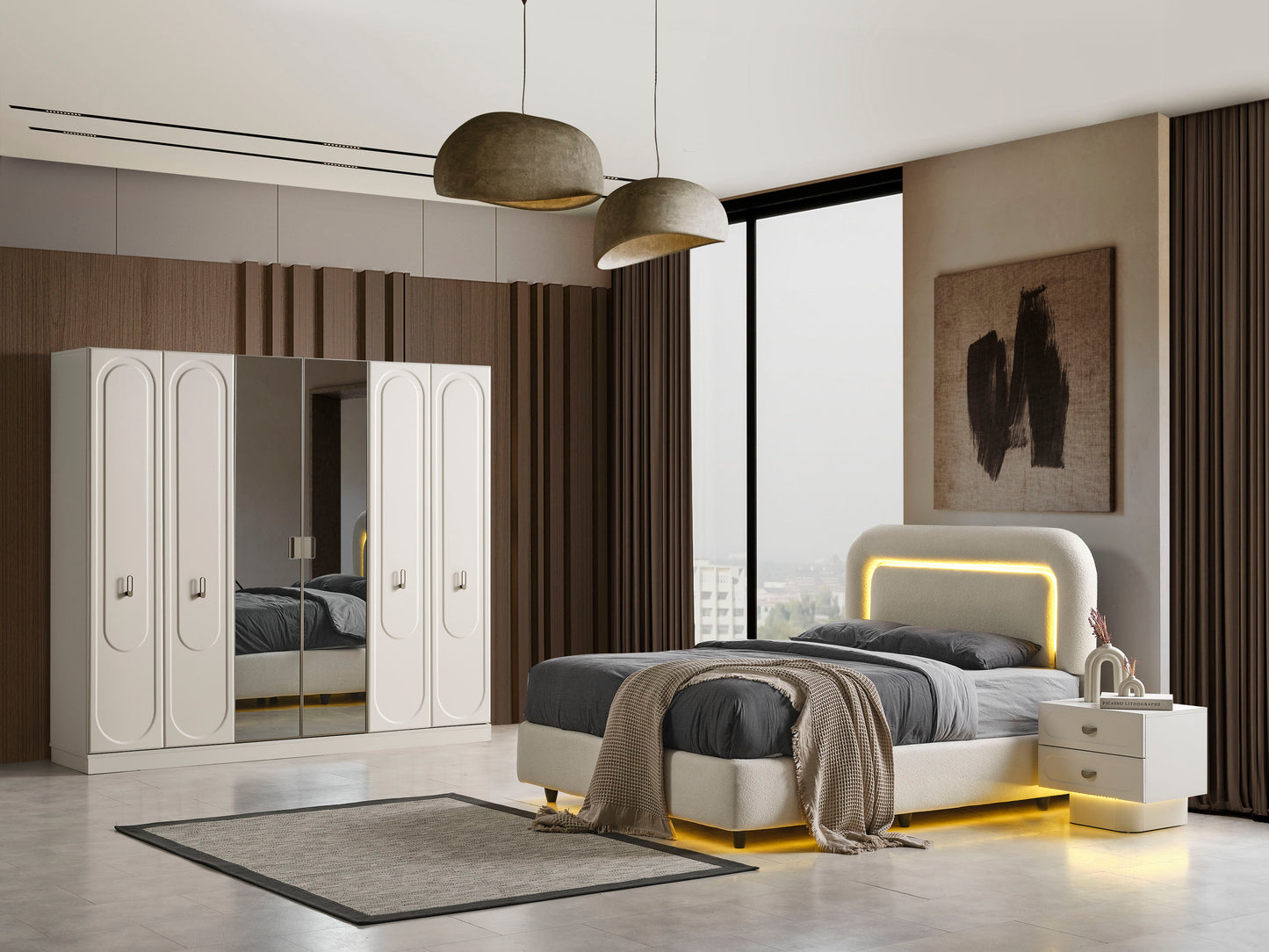 Classey Mobilya #HMST-KZ11 - Lodi Yatak Odası