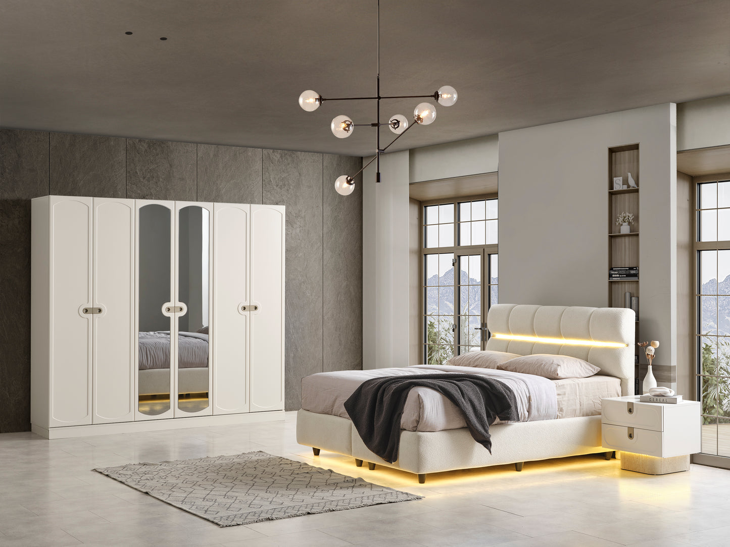 Classey Mobilya #HMST-KZ14 - Lumina Yatak Odası