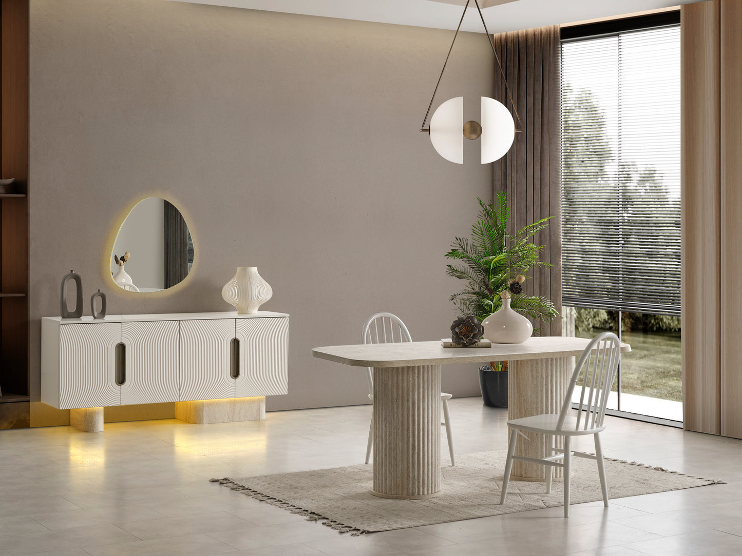 Classey Mobilya #HMST-KZ29 - Luxia Yemek Odası