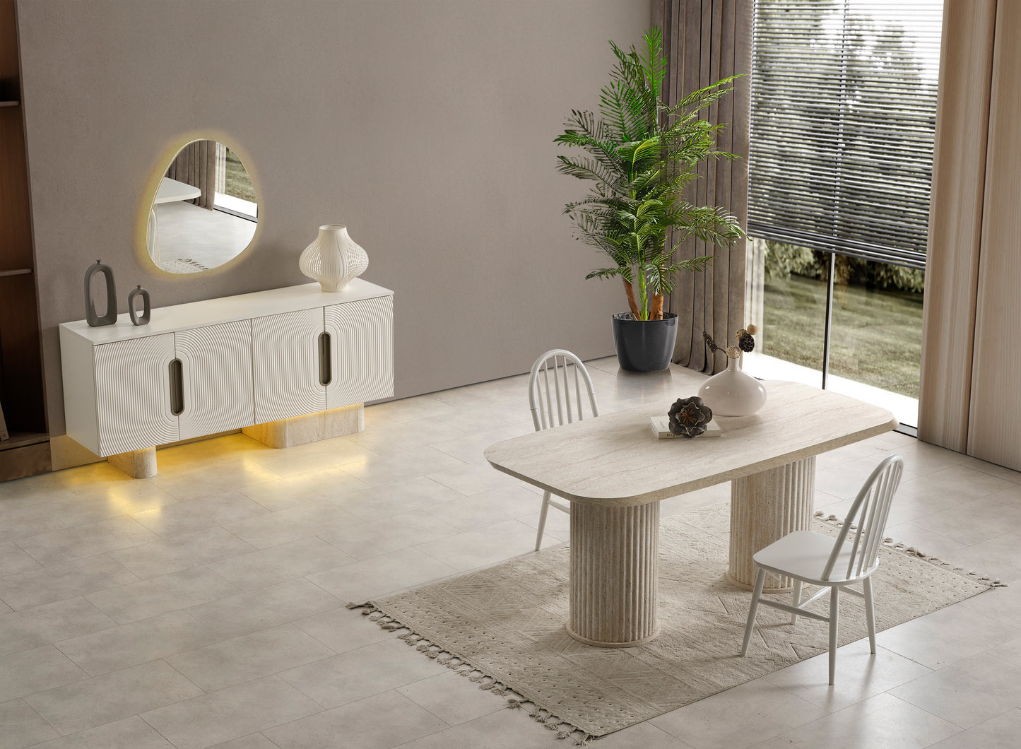 Classey Mobilya #HMST-KZ29 - Luxia Yemek Odası