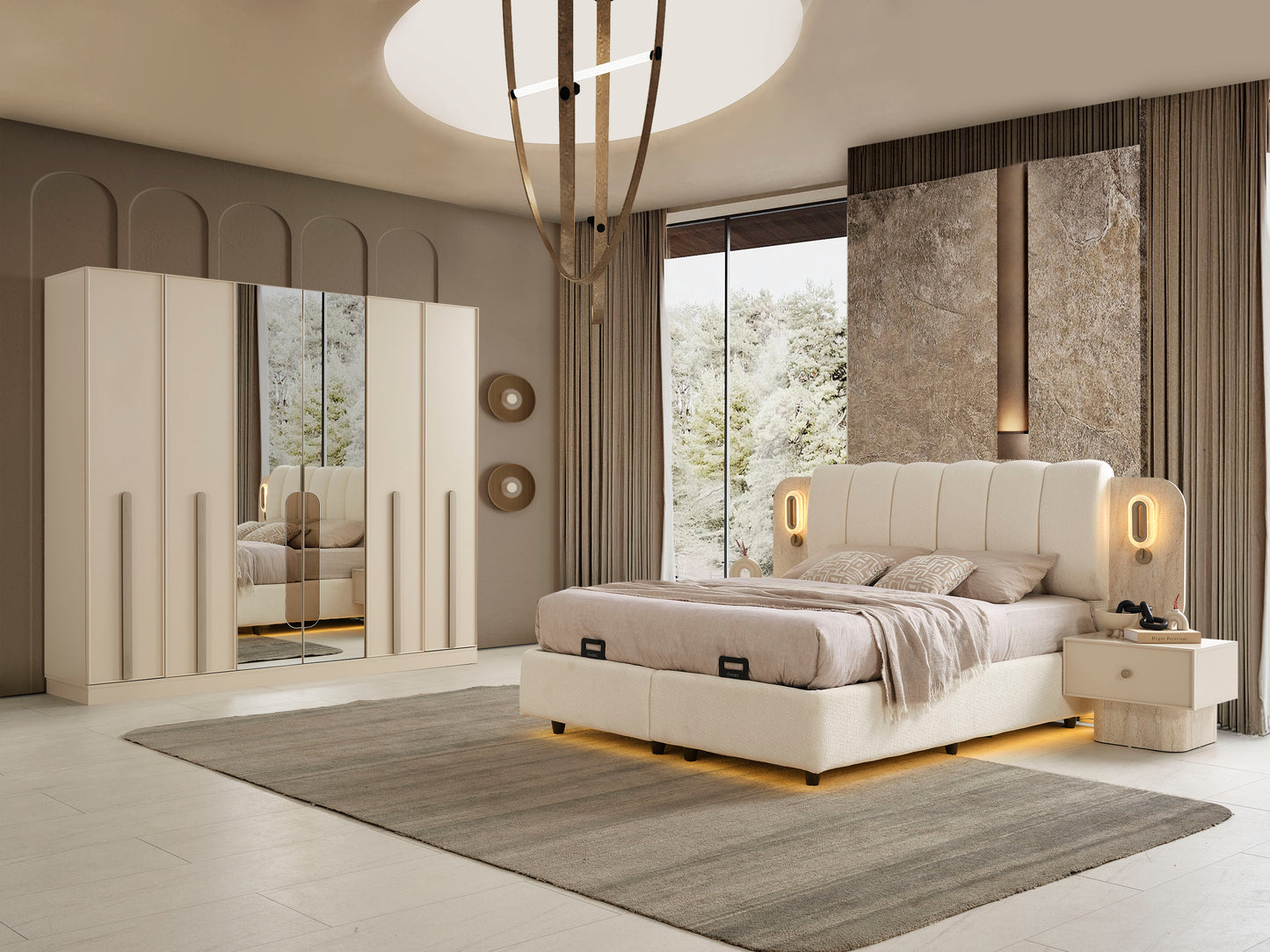 Classey Mobilya #HMST-YT08 - Maçka Yatak Odası