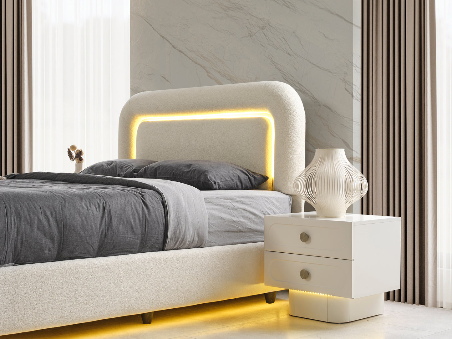 Classey Mobilya #HMST-KZ17 - Matisse Yatak Odası