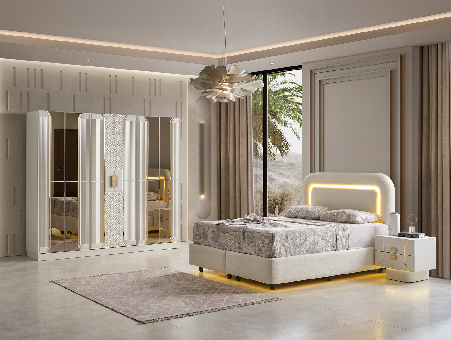 Classey Mobilya #HMST-KZ18 - Merlin Yatak Odası