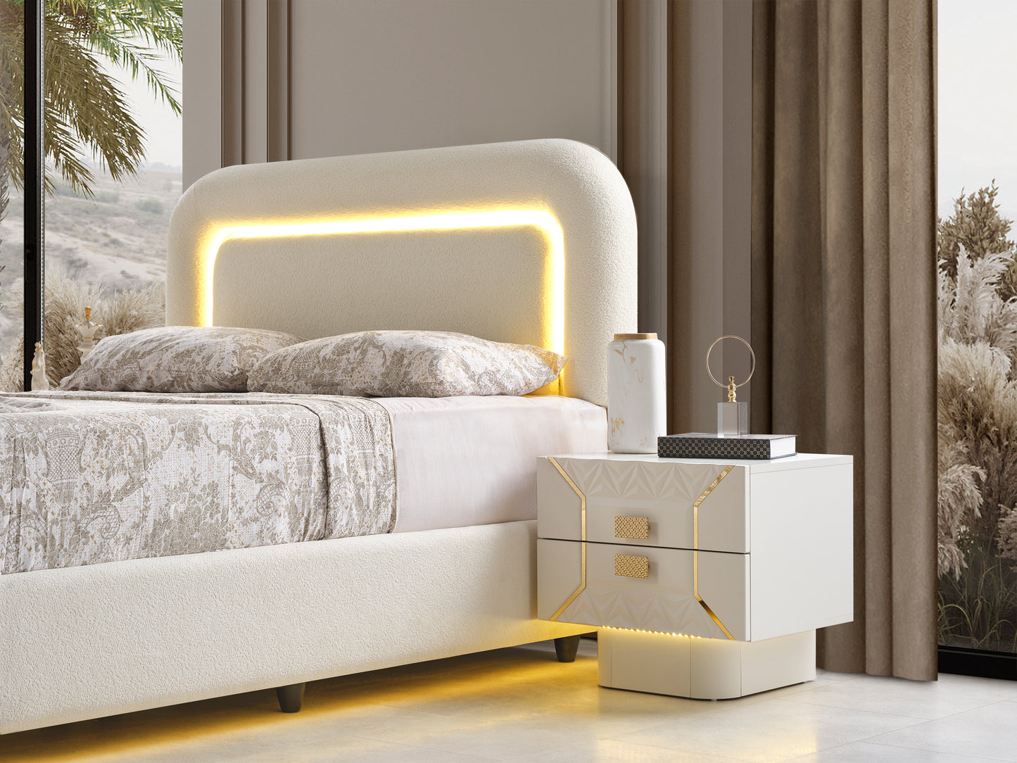 Classey Mobilya #HMST-KZ18 - Merlin Yatak Odası