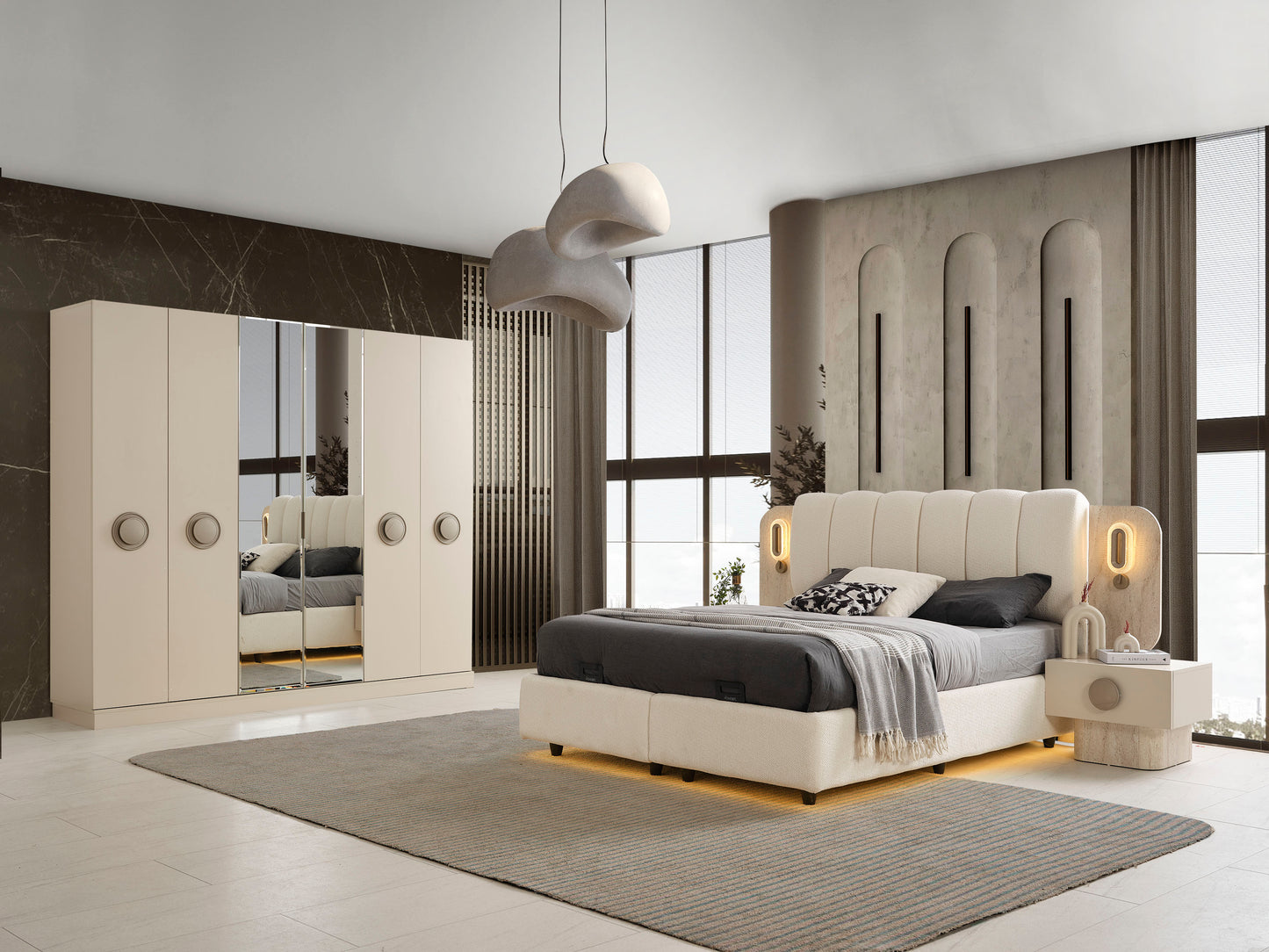 Classey Mobilya #HMST-YT09 - Moda Yatak Odası