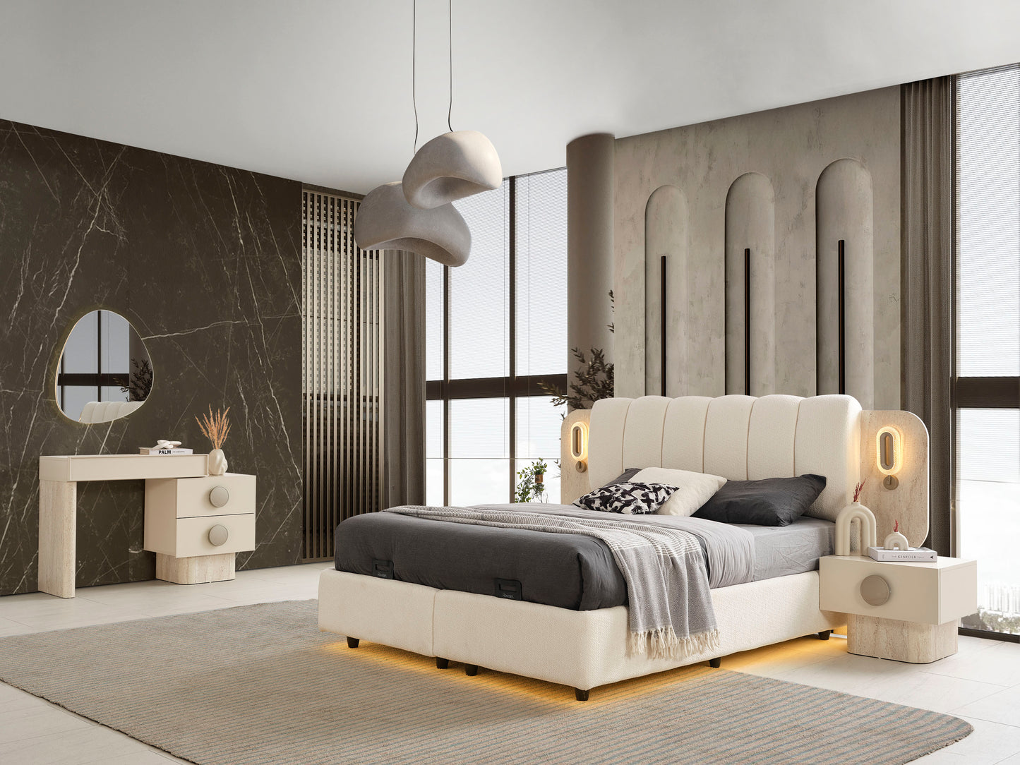 Classey Mobilya #HMST-YT09 - Moda Yatak Odası