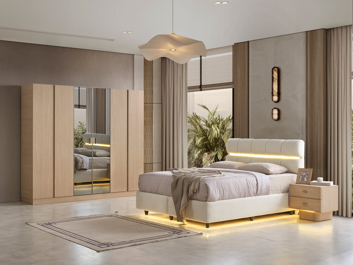 Classey Mobilya #HMST-KZ19 - Motto Yatak Odası