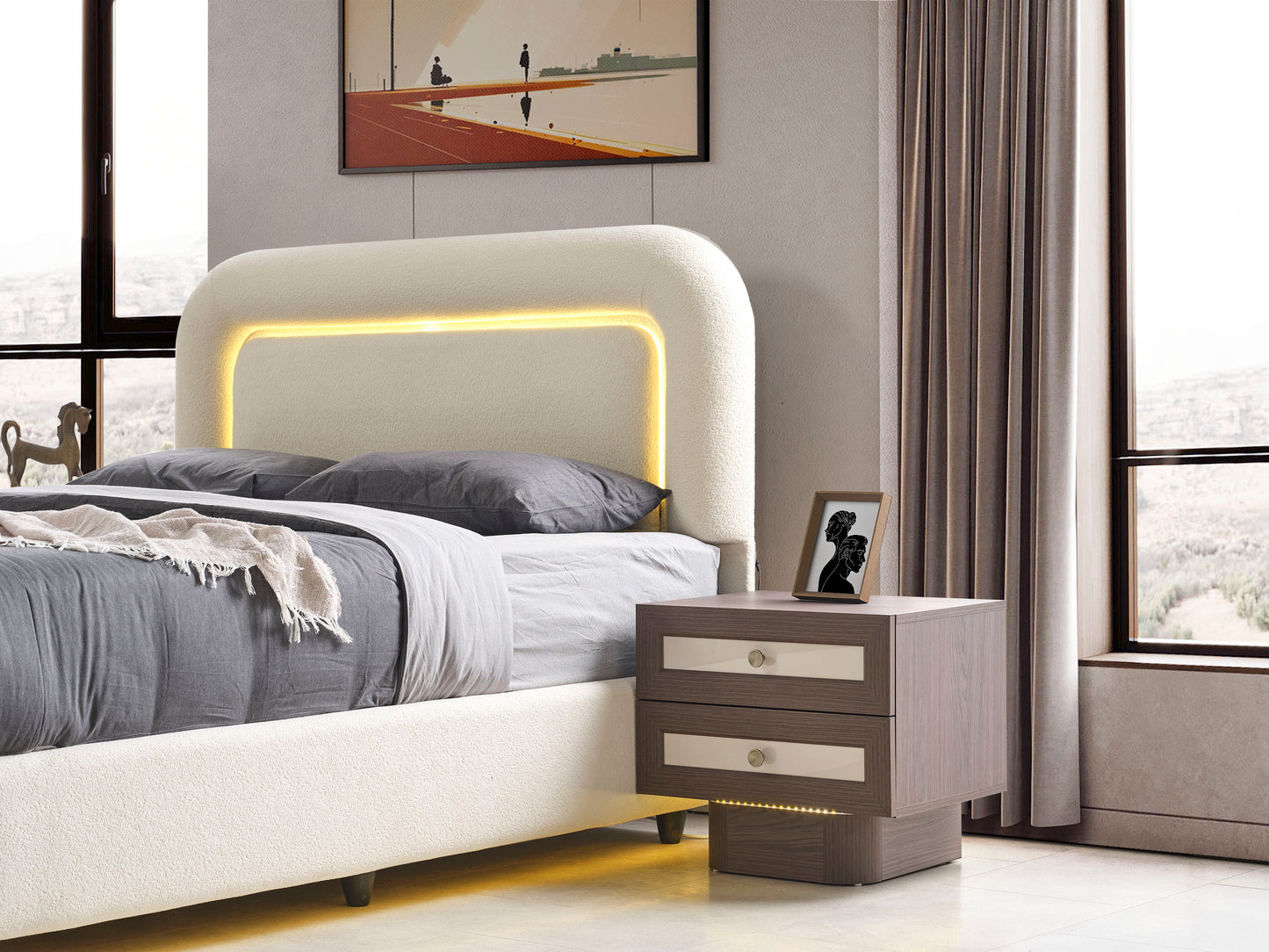 Classey Mobilya #HMST-KZ16 - Piero Yatak Odası