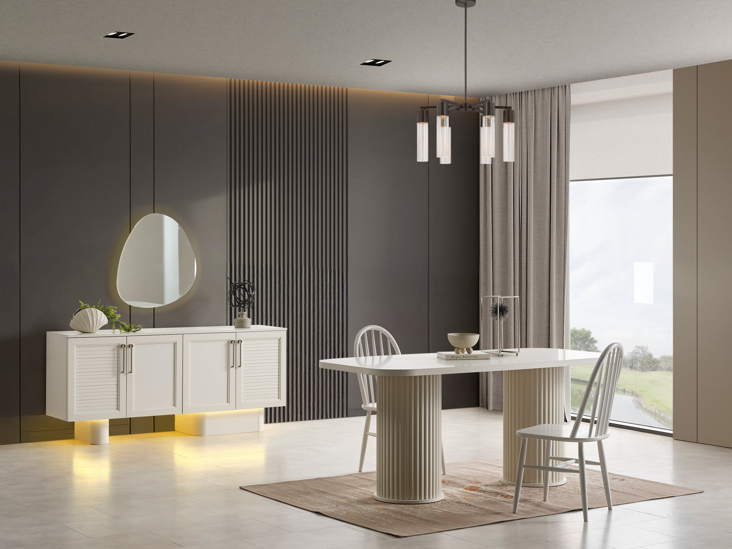 Classey Mobilya #HMST-KZ31 - Prada Yemek Odası