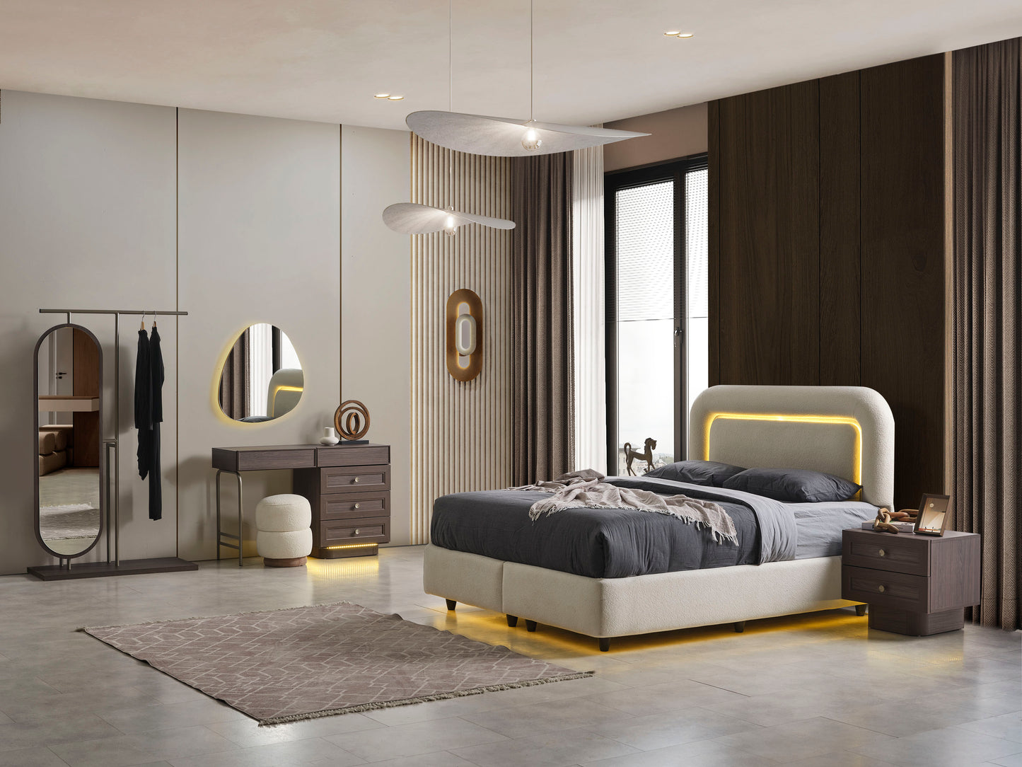 Classey Mobilya #HMST-KZ21 - Rebeka Yatak Odası