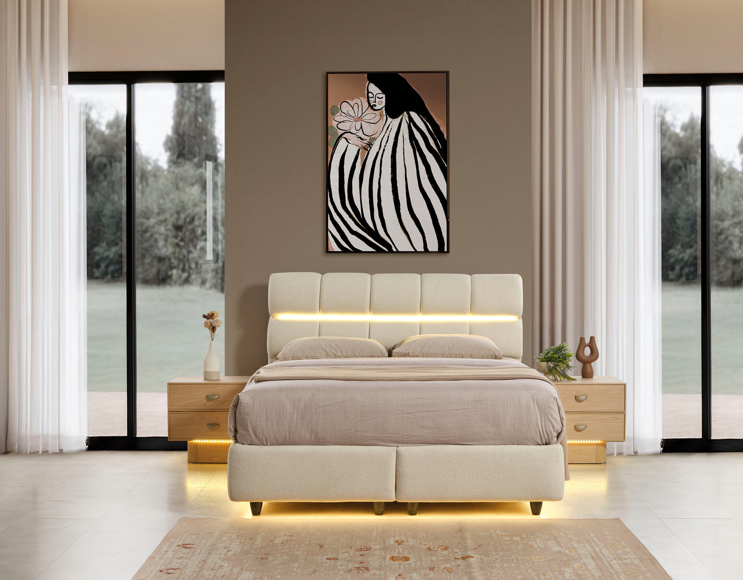 Classey Mobilya #HMST-KZ22 - Savana Yatak Odası