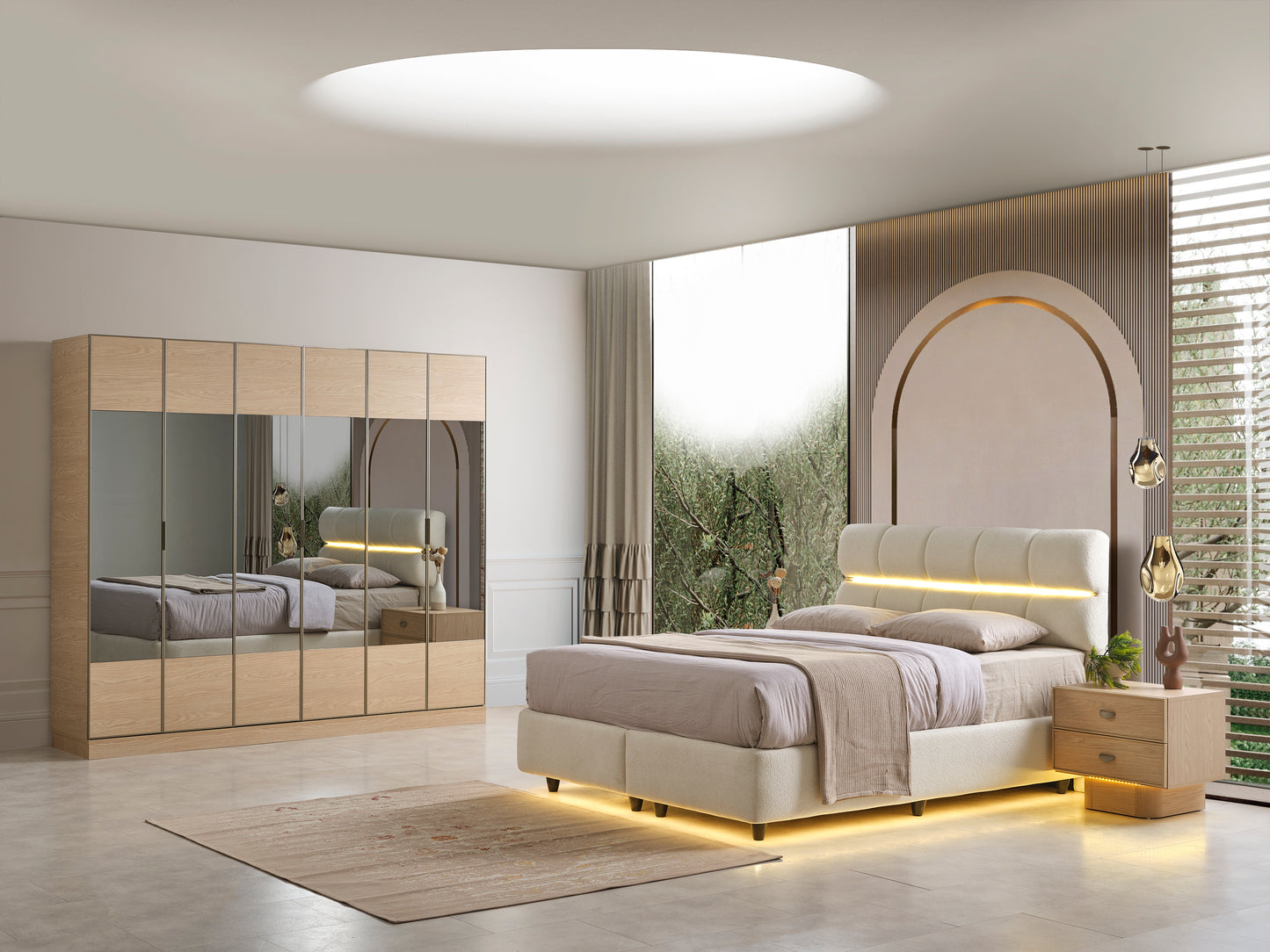 Classey Mobilya #HMST-KZ23 - Soho Yatak Odası