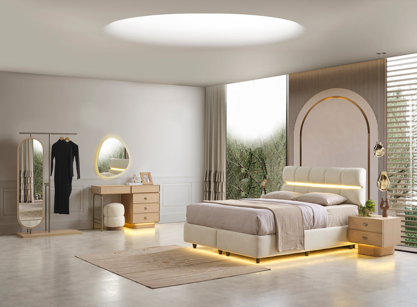 Classey Mobilya #HMST-KZ23 - Soho Yatak Odası