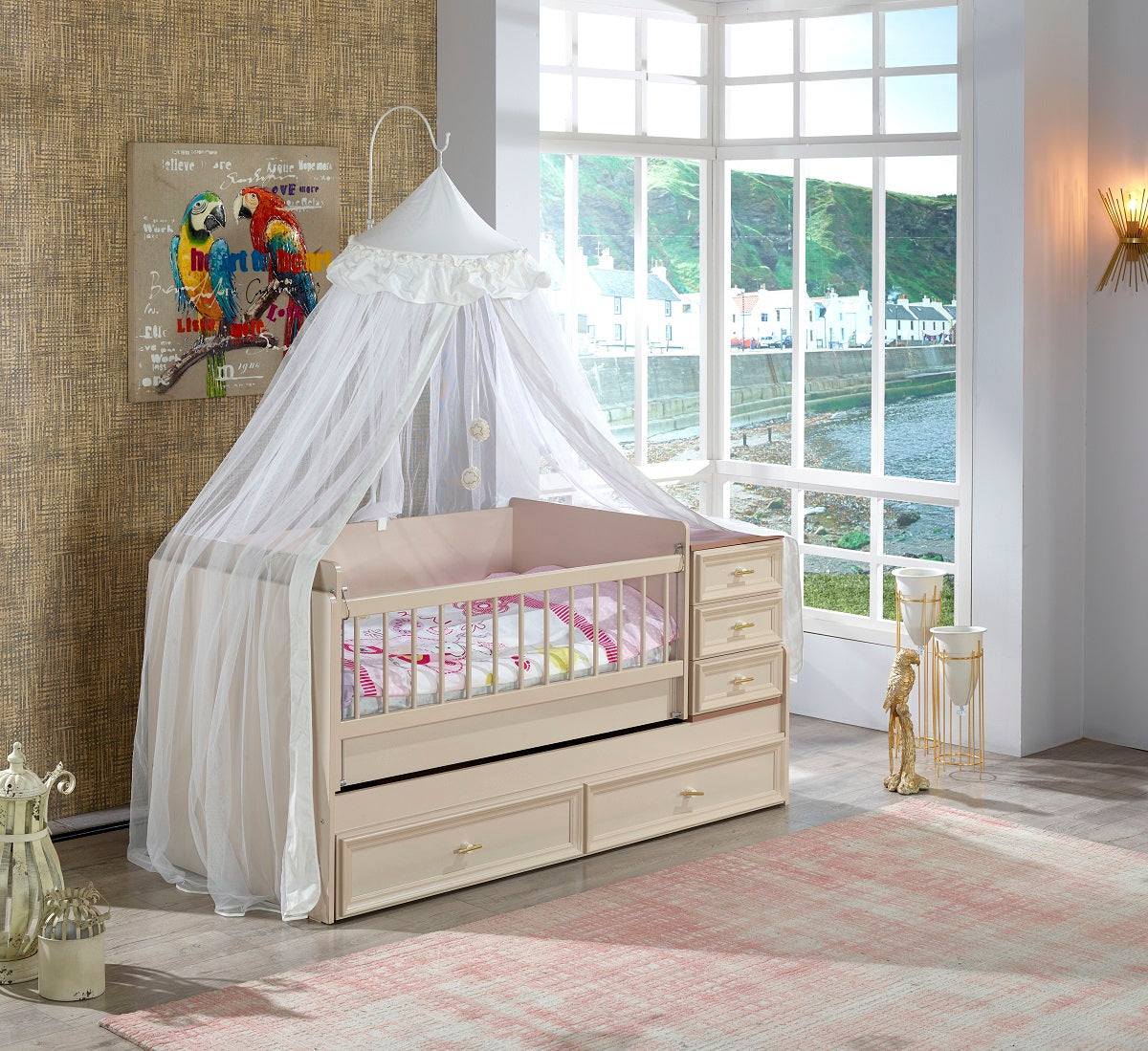 Classey Mobilya #EML20 - Zarif Bebek Cam Kırığı Yenidoğan