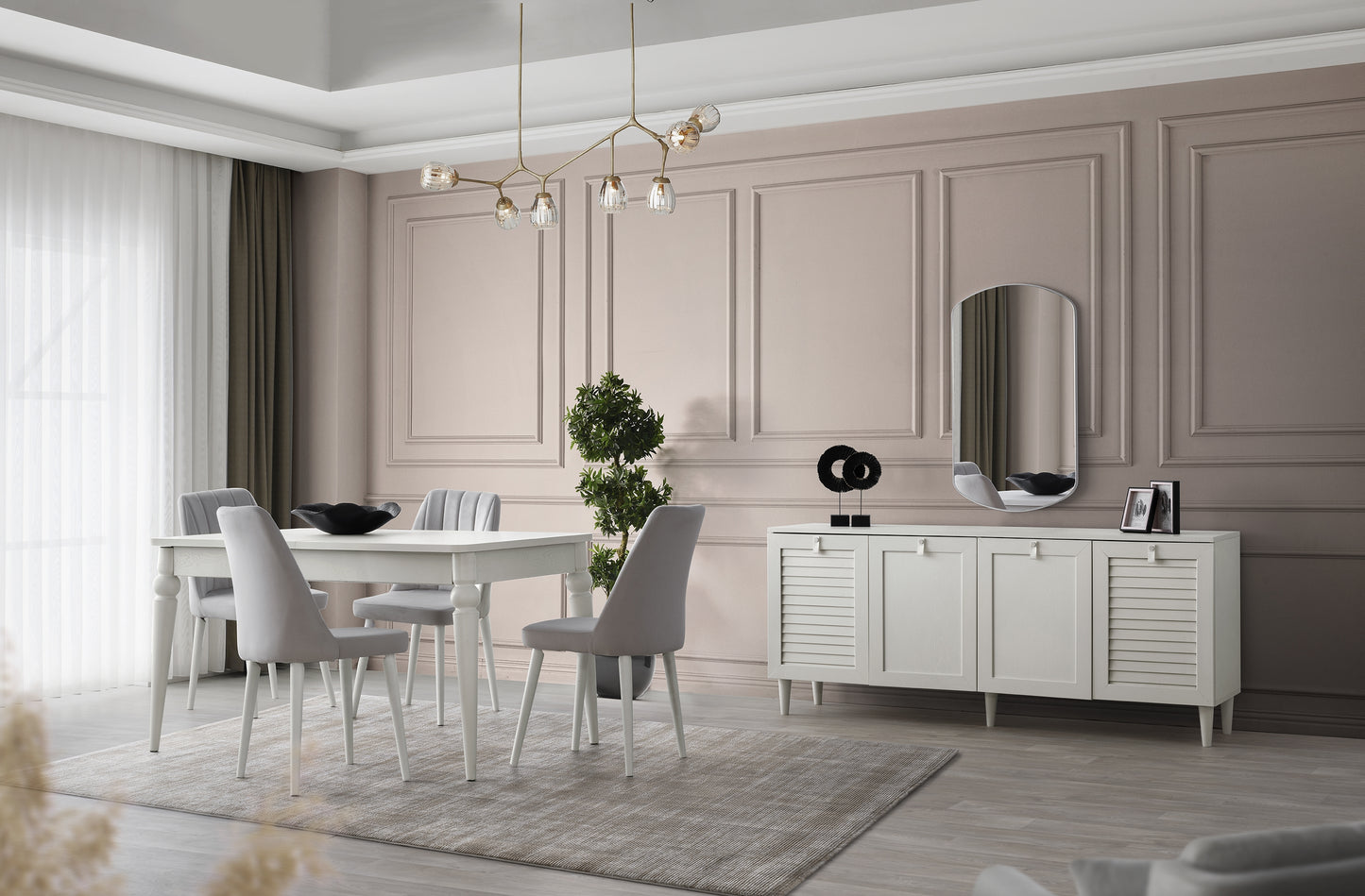 Classey Mobilya #HMST-AK01 - Afşin Yemek Odası Takımı