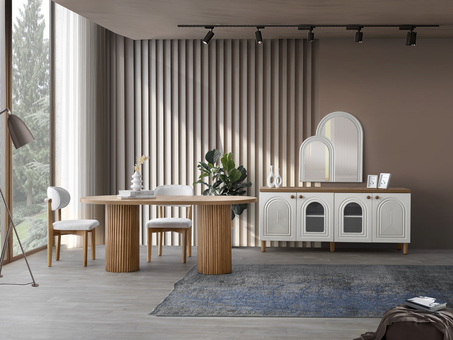 Classey Mobilya #HMST-AK02 - Akyuva Yemek Odası Takımı