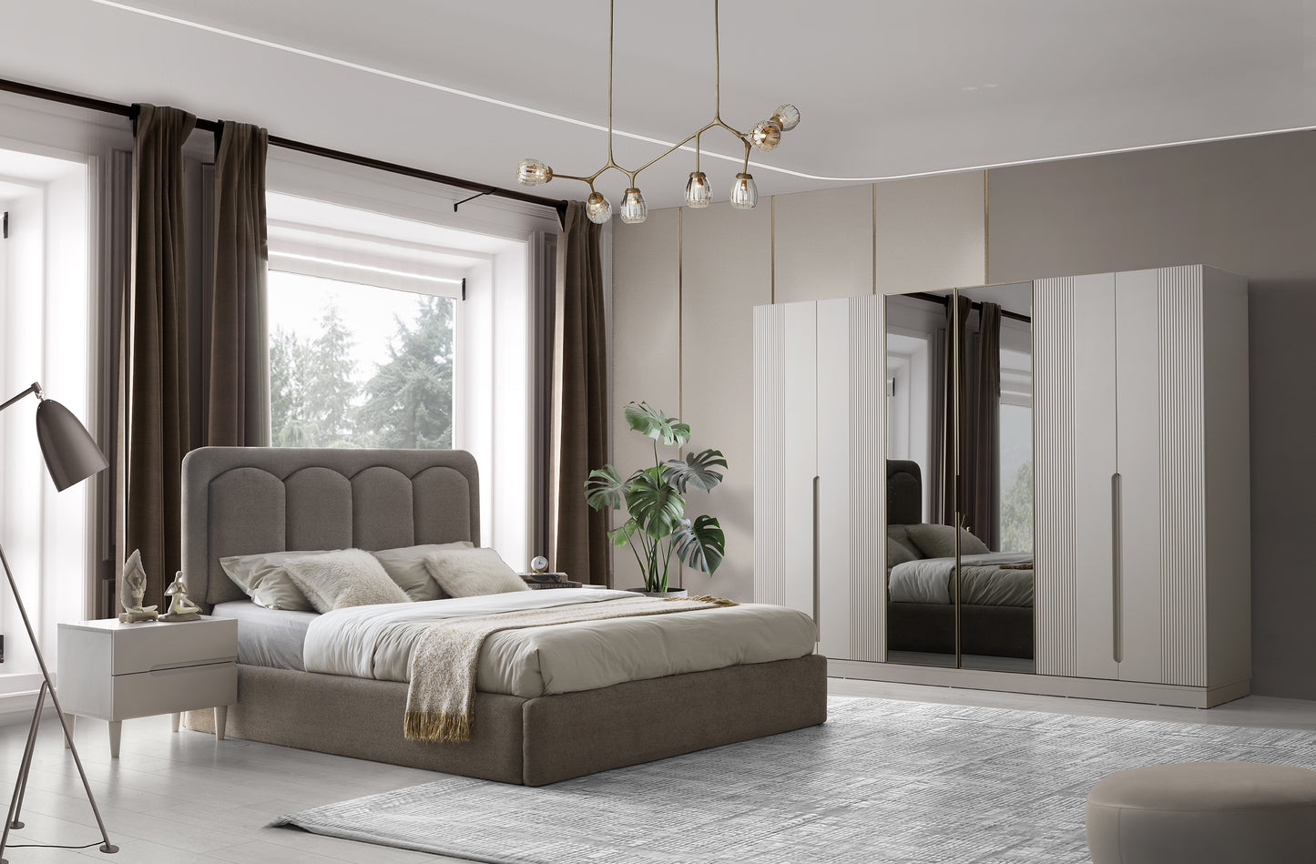 Classey Mobilya #HMST-AK03 - Alanya Yatak Odası Takımı