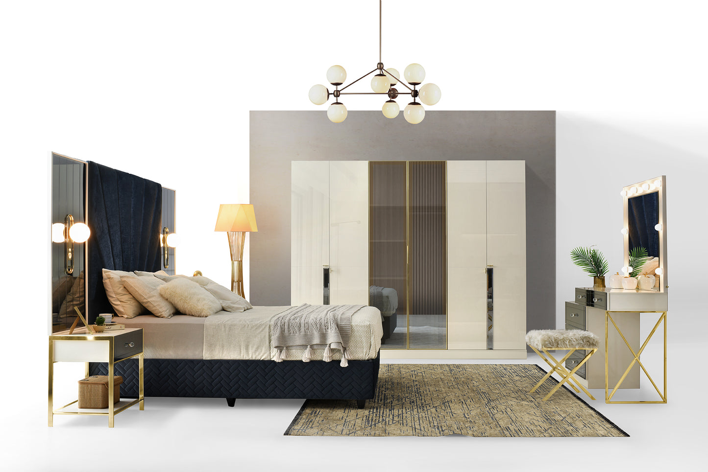 Classey Mobilya #HMST-AV01 - Barcelona Yatak Odası